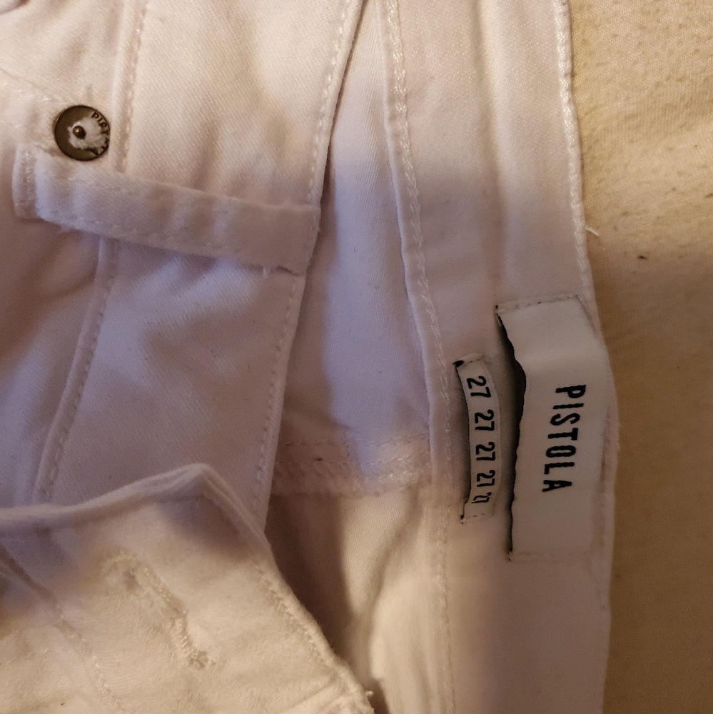 White lightly ripped Jean's